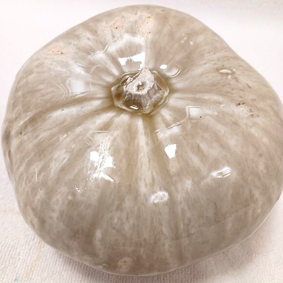 Realistic Ceramic GOURD ugly Pumpkin Art Glaze Kitsch Decor Thanksgiving Kitchen - Picture 4 of 14